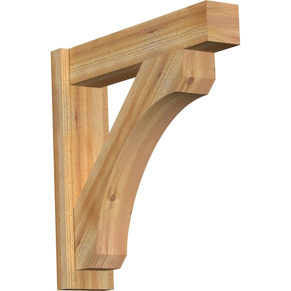 Ekena Millwork Legacy Block Rough Sawn Outlooker, Western Red Cedar, 6"W x 26"D x 26"H OUT06X26X26LEC05RWR - main